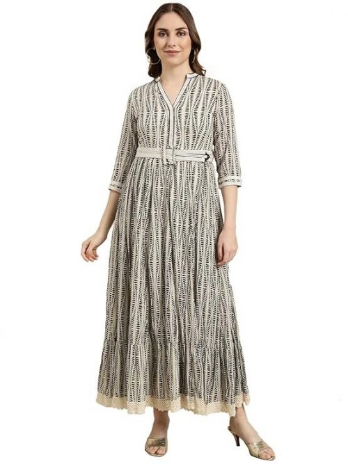 AOOF Women's plus size loose cotton linen long kaftan dress with pockets solid color dress robe