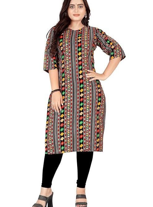 MOHD OWAIS Silk Cotton Blend Straight Kurti for Women_(Kurti02)