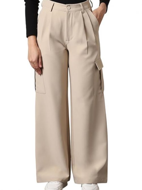 High Star Women Wide Leg Trousers