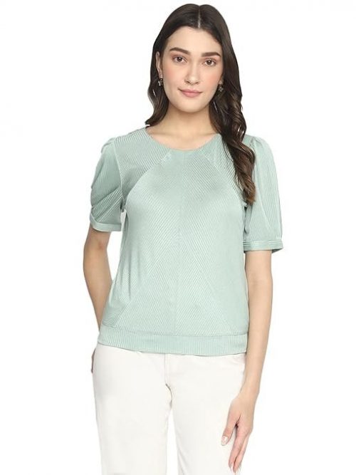 Latin Quartres Women Multi Floral 3/4 Sleeve Regular Top